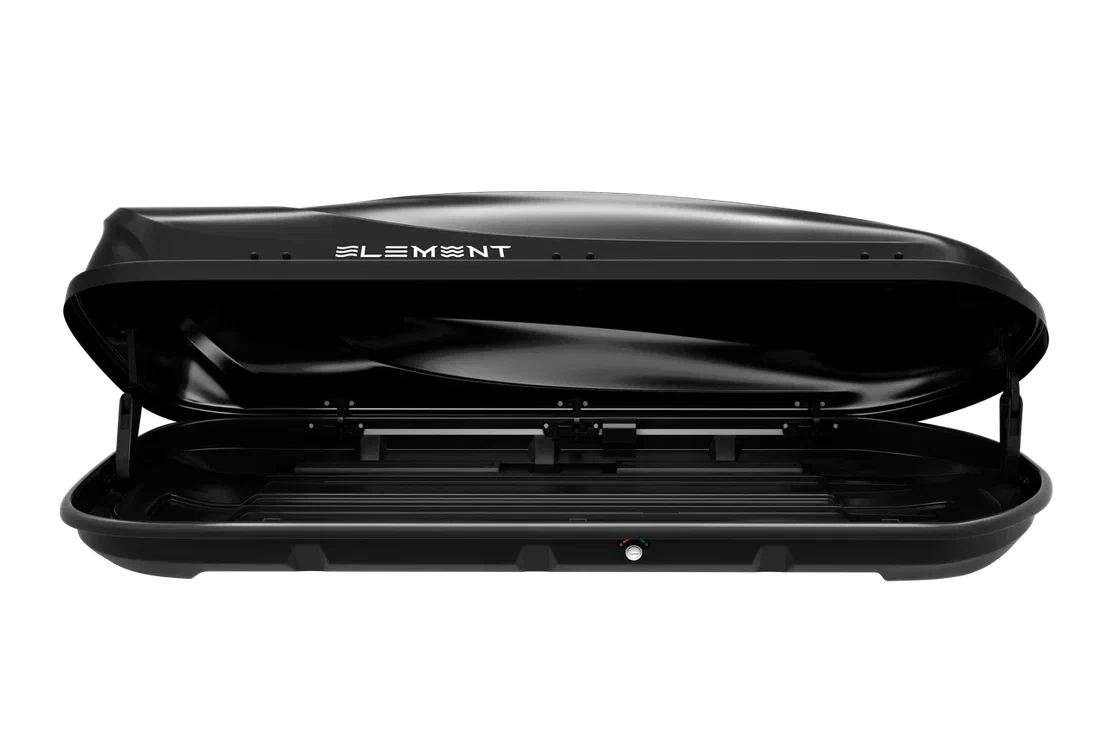 Автобокс Element 420 черный матовый крепление скобы Автобокс Element 420 черный матовый крепление скобы